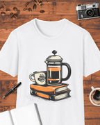 French Press & Books T-Shirt