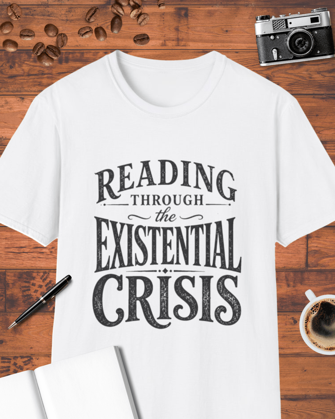 Reading Through the Existential Crisis T-Shirt
