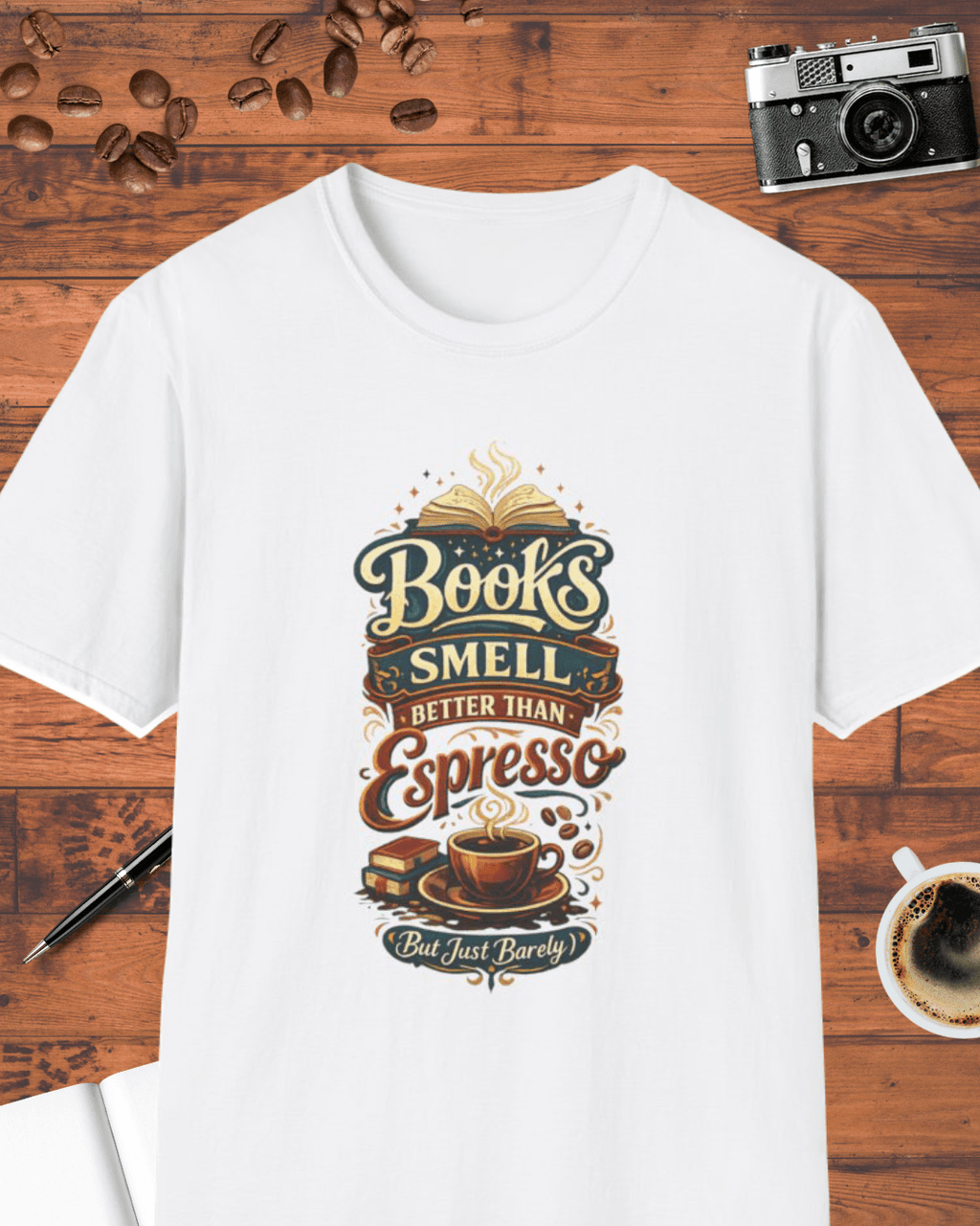 Books Smell Better Than Espresso T-Shirt