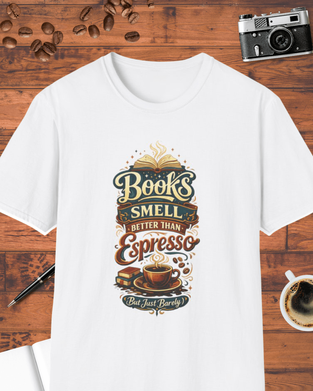 Books Smell Better Than Espresso T-Shirt
