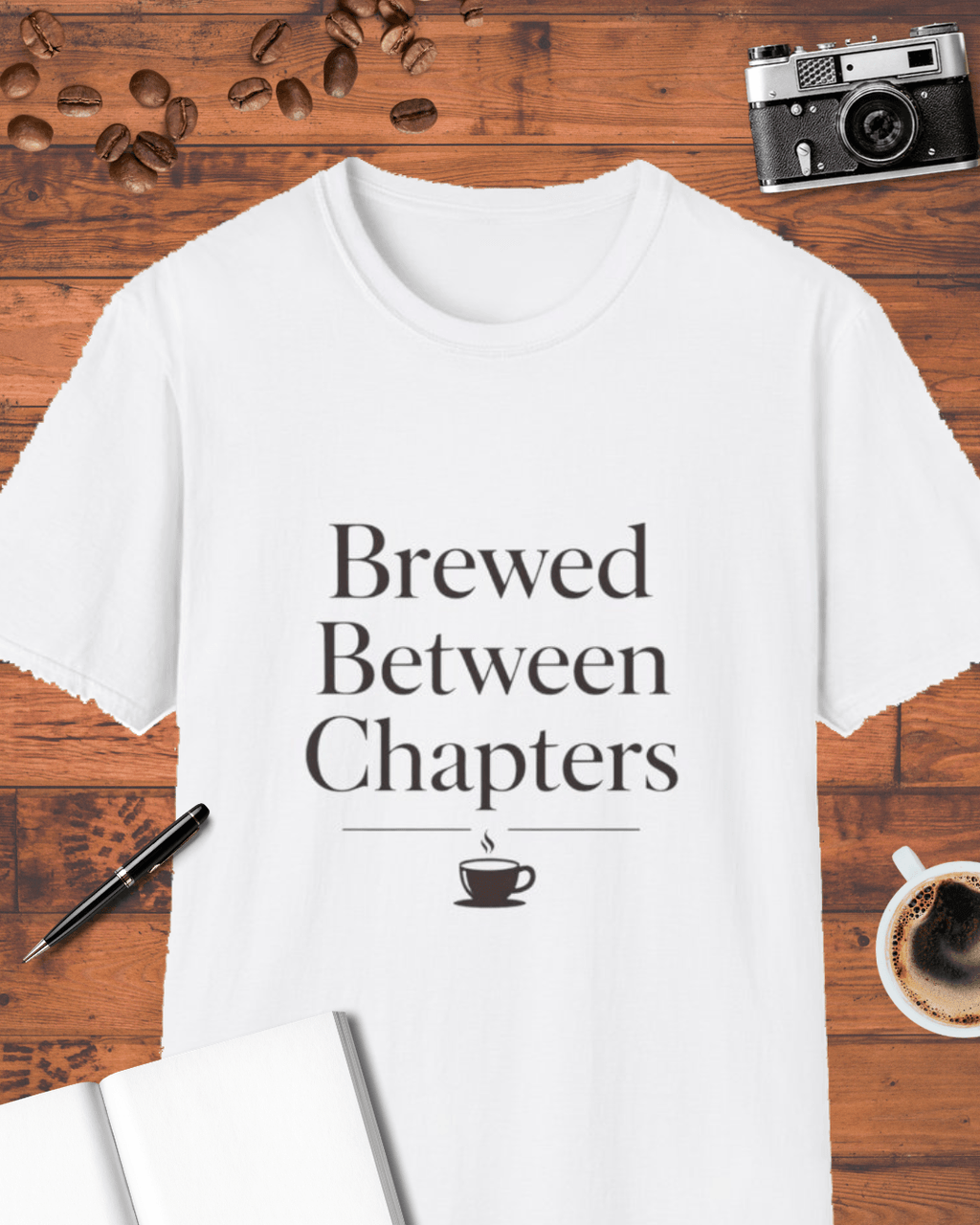 Brewed Between Chapters T-Shirt