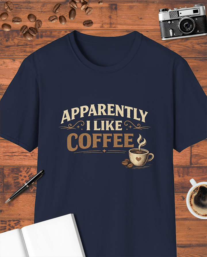 Apparently I Like Coffee T-Shirt