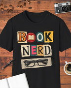 Book Nerd Glasses T-Shirt
