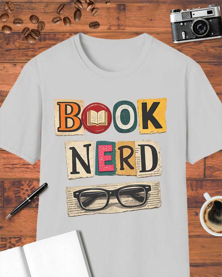Book Nerd Glasses T-Shirt