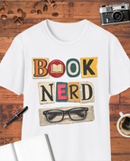 Book Nerd Glasses T-Shirt