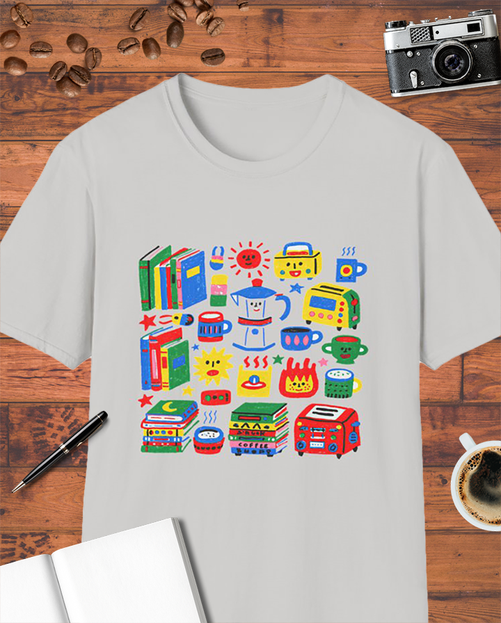 Books & Coffee Shops T-Shirt
