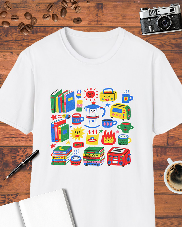 Books & Coffee Shops T-Shirt