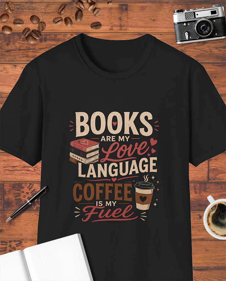 Books Are My Love Language T-Shirt