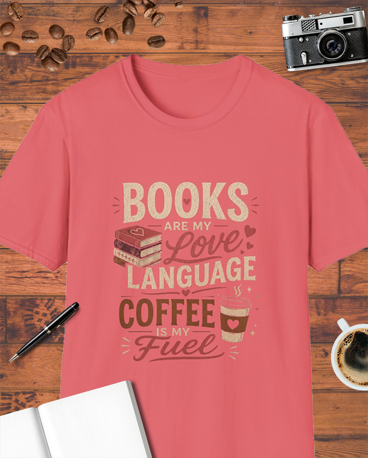 Books Are My Love Language T-Shirt