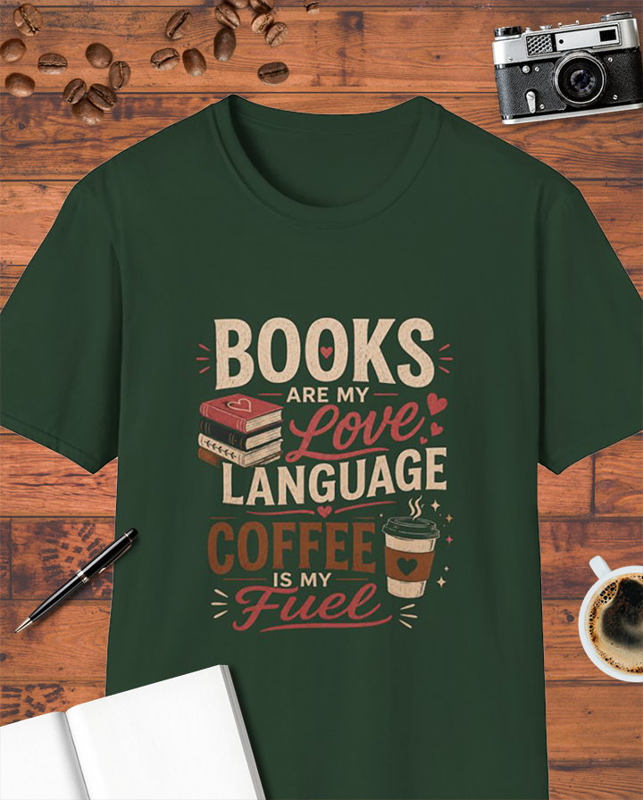 Books Are My Love Language T-Shirt