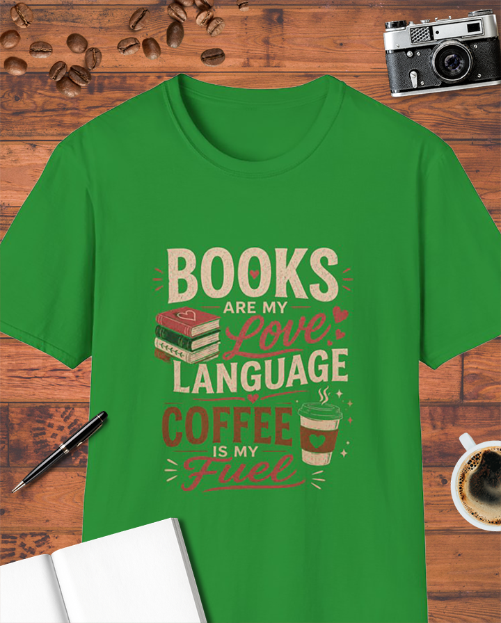 Books Are My Love Language T-Shirt