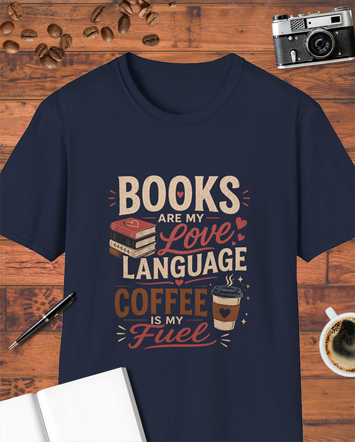 Books Are My Love Language T-Shirt