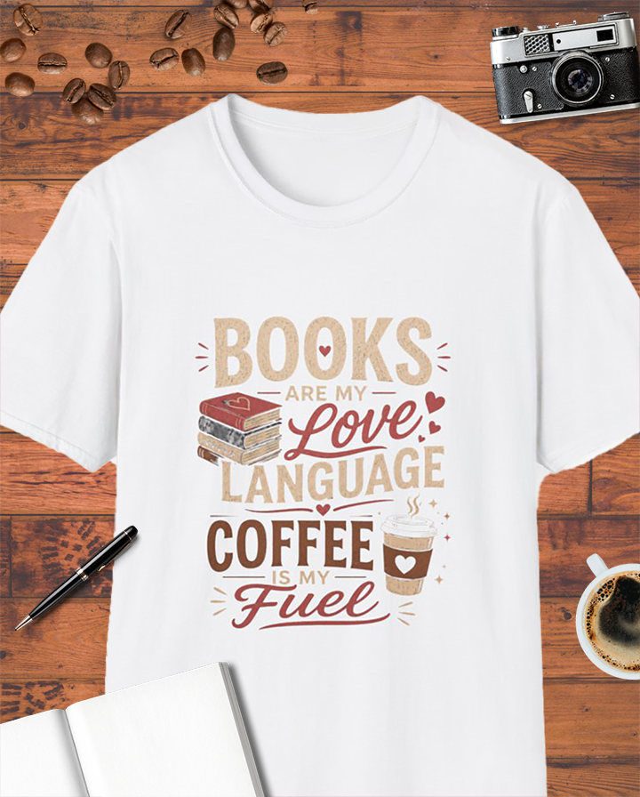 Books Are My Love Language T-Shirt
