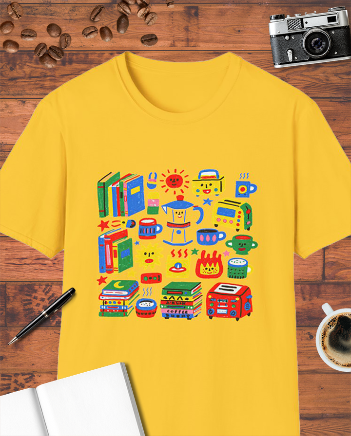 Books & Coffee Shops T-Shirt