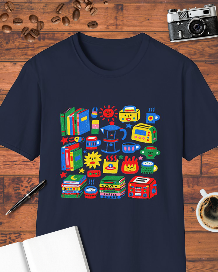 Books & Coffee Shops T-Shirt