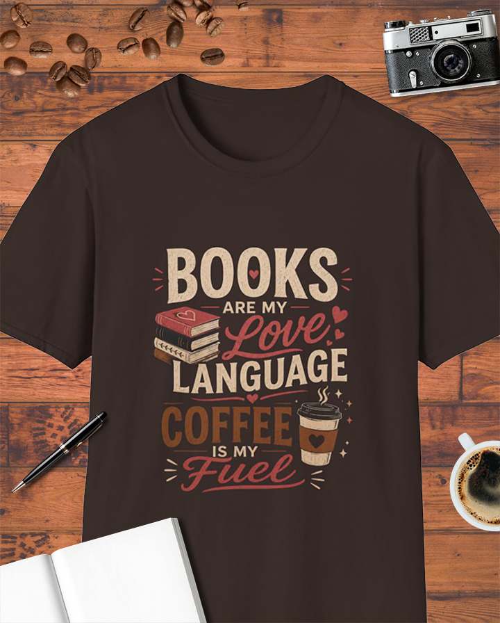Books Are My Love Language T-Shirt