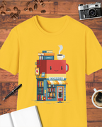 Bookstore Coffee Shop T-Shirt