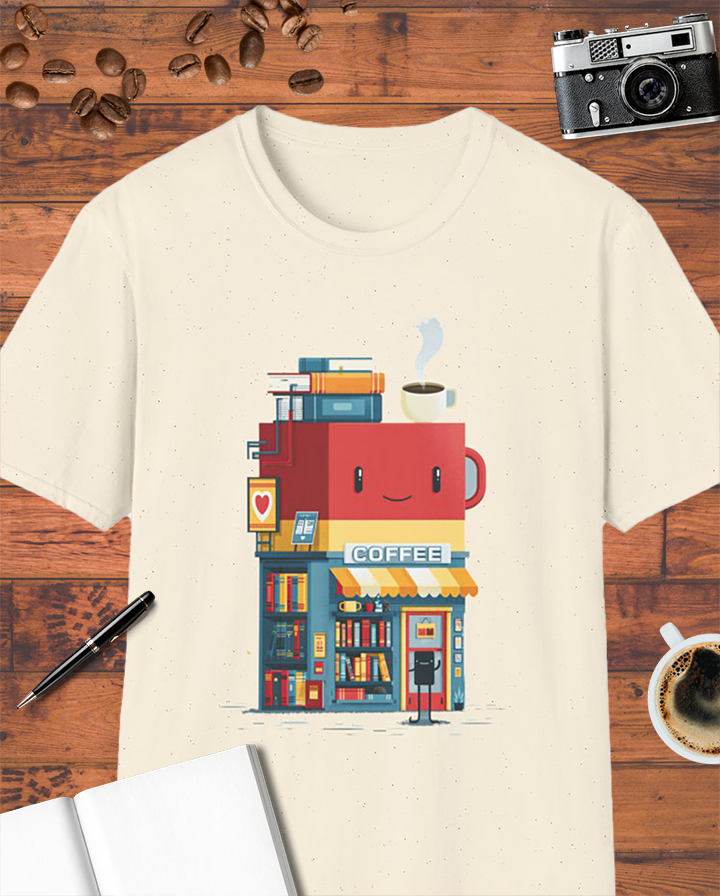 Bookstore Coffee Shop T-Shirt