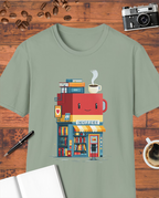 Bookstore Coffee Shop T-Shirt