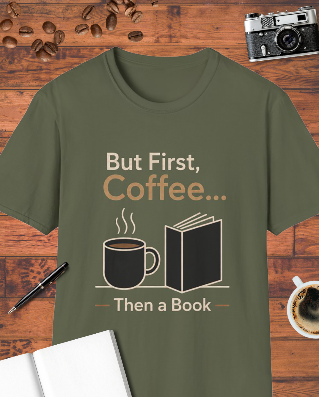But First Coffee Then a Book T-Shirt