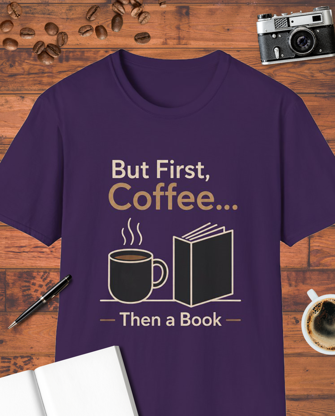 But First Coffee Then a Book T-Shirt