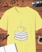 Coffee and Books Simple T-Shirt