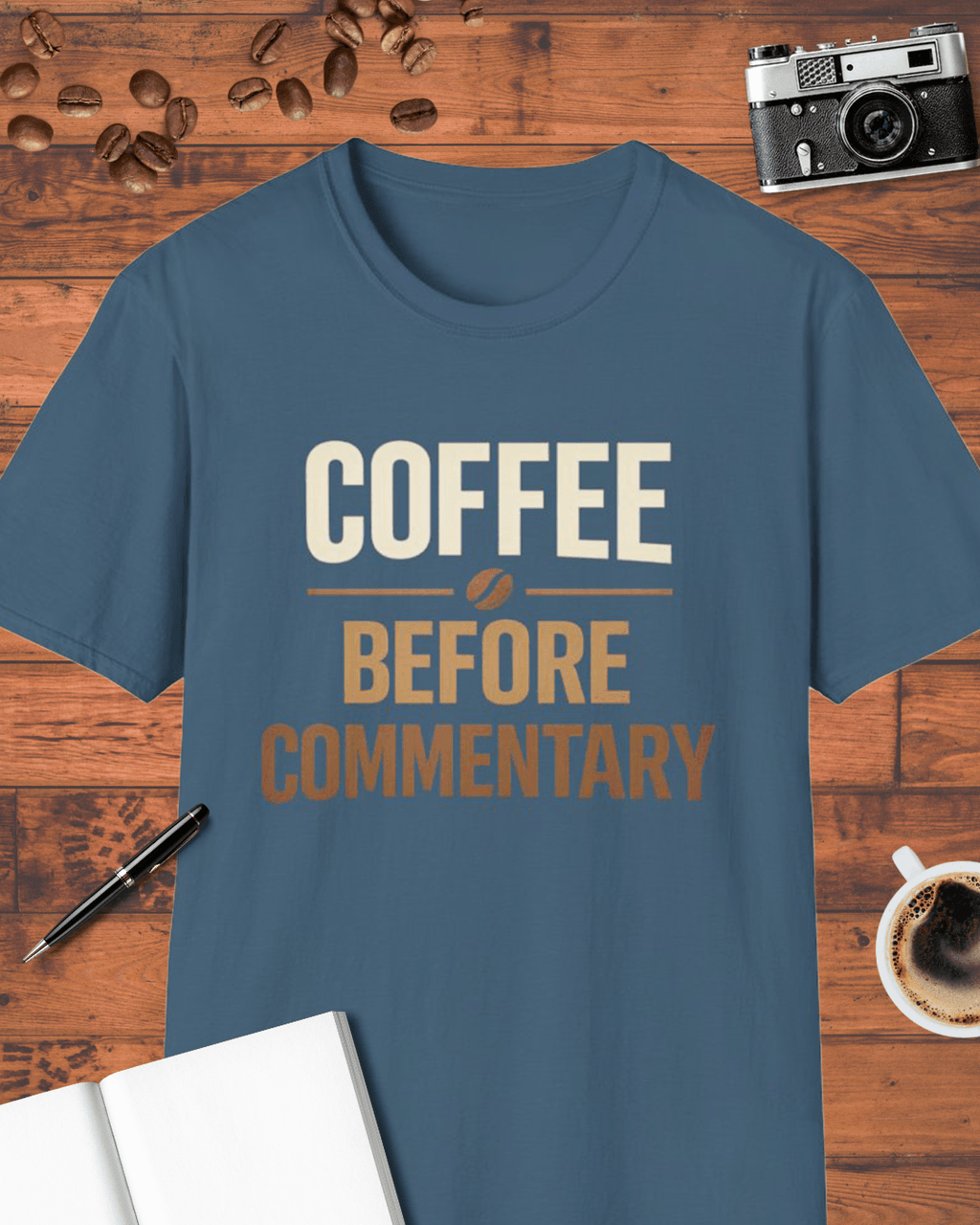 Coffee Before Commentary T-Shirt