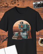 Coffee Machine and Books T-Shirt