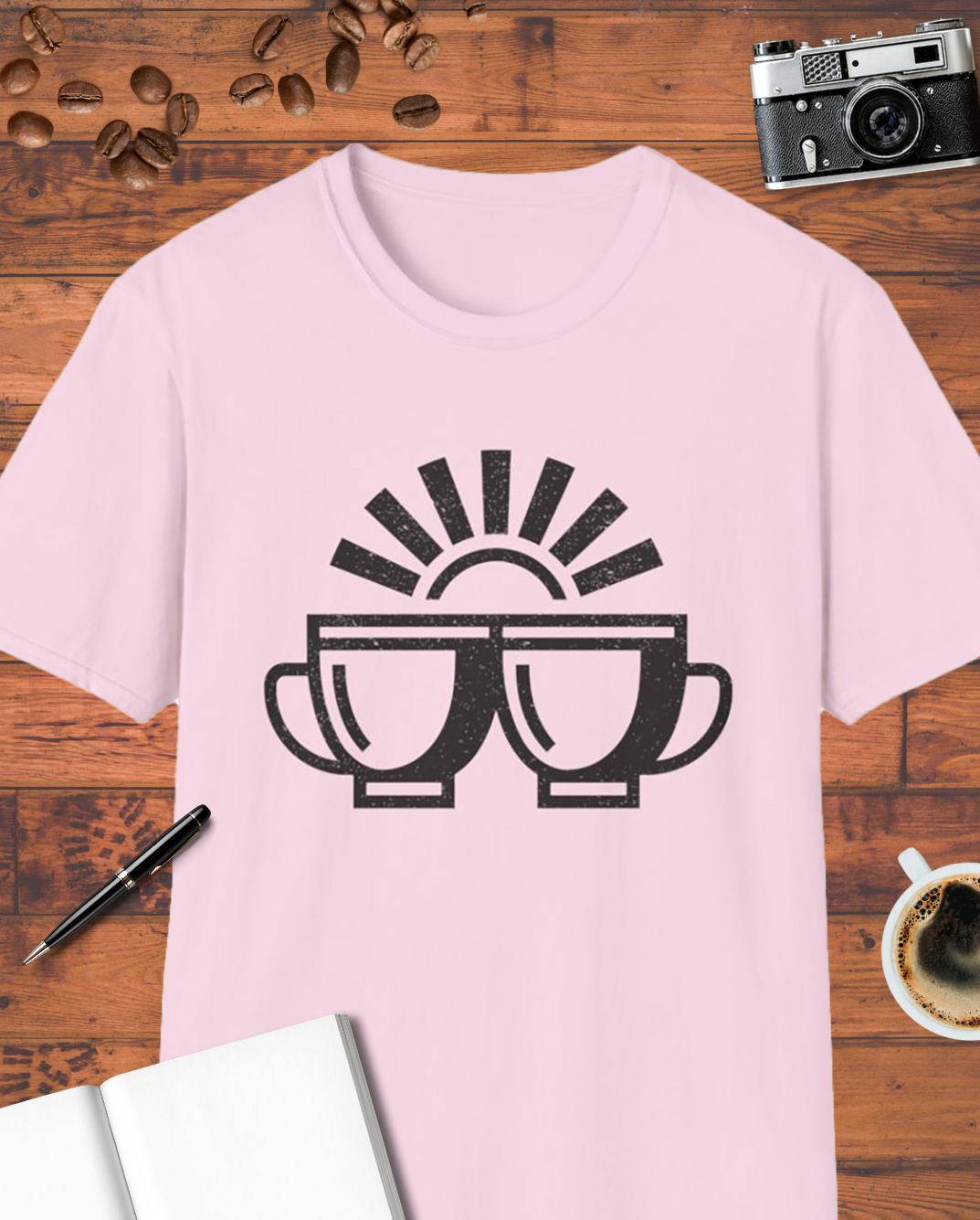 Coffee Cup Sunrise T-Shirt