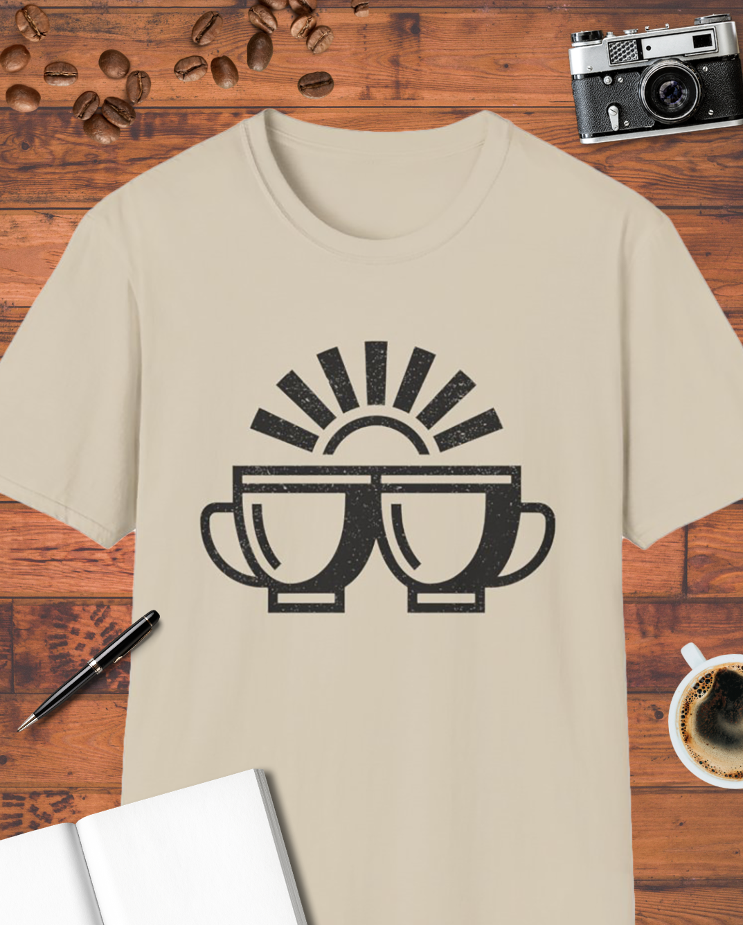 Coffee Cup Sunrise T-Shirt