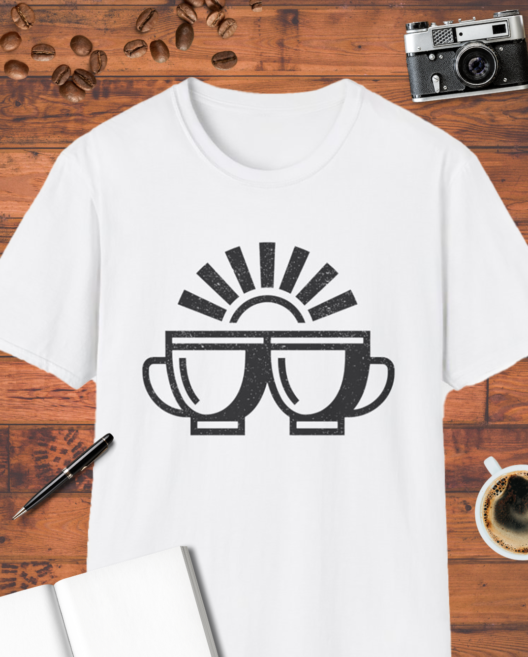 Coffee Cup Sunrise T-Shirt