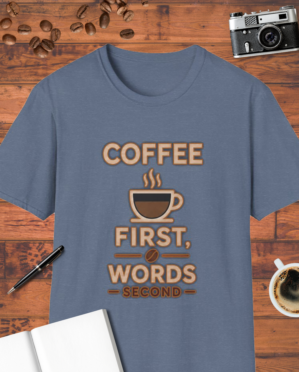 Coffee First, Words Second Graphic T-Shirt
