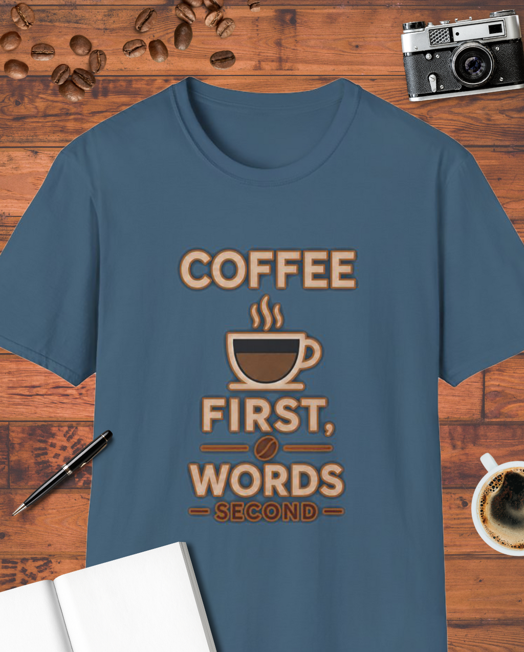 Coffee First, Words Second Graphic T-Shirt