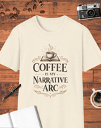 Coffee Is My Narrative Arc T-Shirt