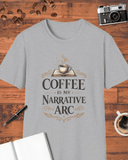 Coffee Is My Narrative Arc T-Shirt