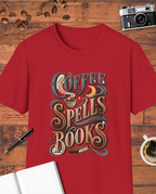 Coffee Spells Books T-Shirt