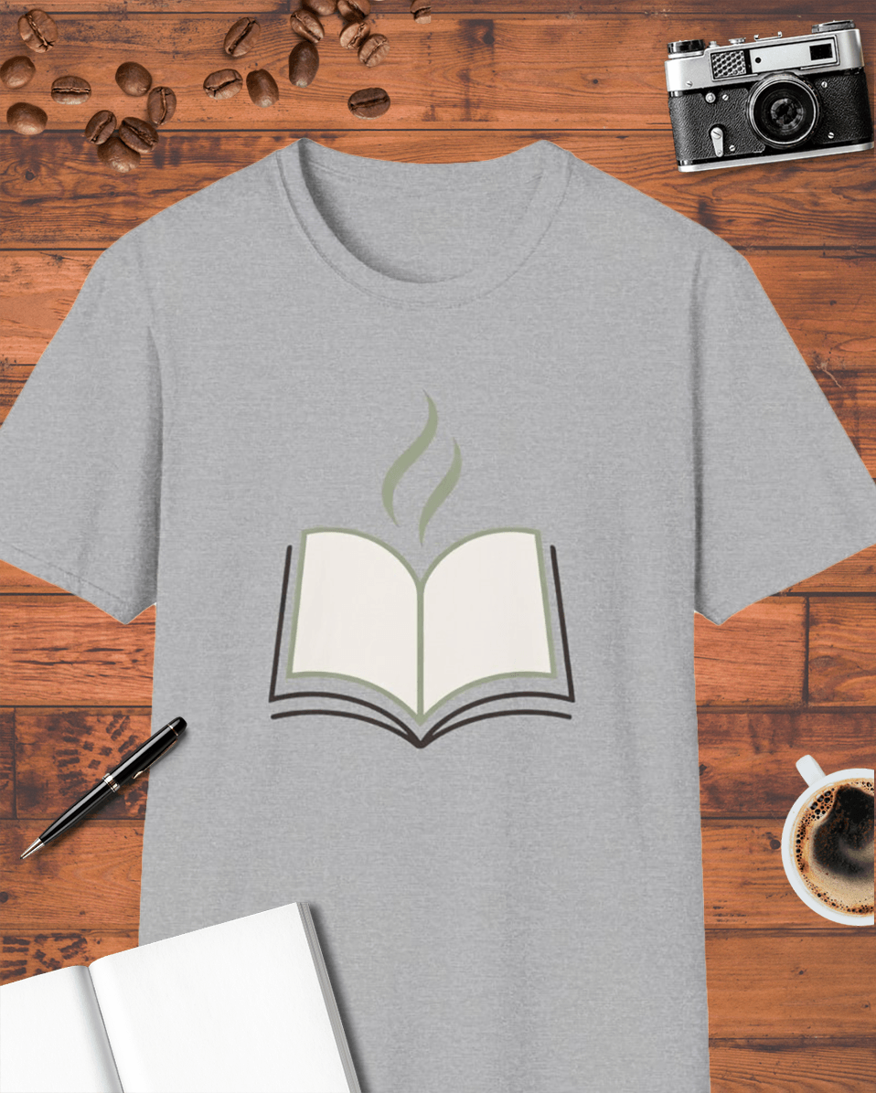 Coffee Steam Book T-Shirt