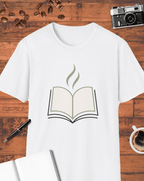 Coffee Steam Book T-Shirt