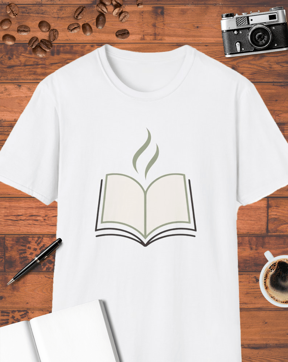Coffee Steam Book T-Shirt