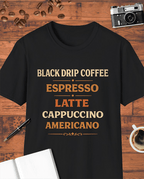 Coffee Types T-Shirt