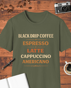 Coffee Types T-Shirt