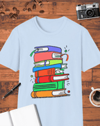Colorful Book Stack T-Shirt