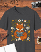 Cozy Reading Fox T-Shirt