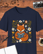 Cozy Reading Fox T-Shirt
