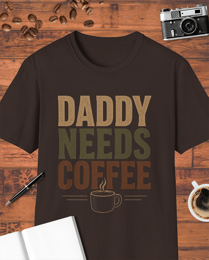Daddy Needs Coffee T-Shirt