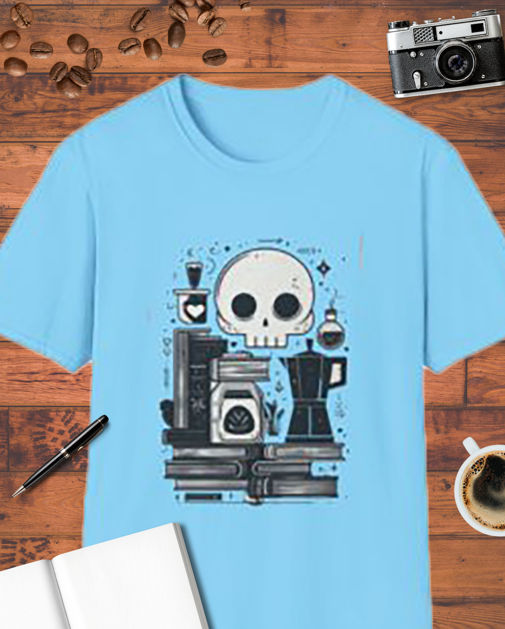 Dark Academia Coffee & Books T-Shirt