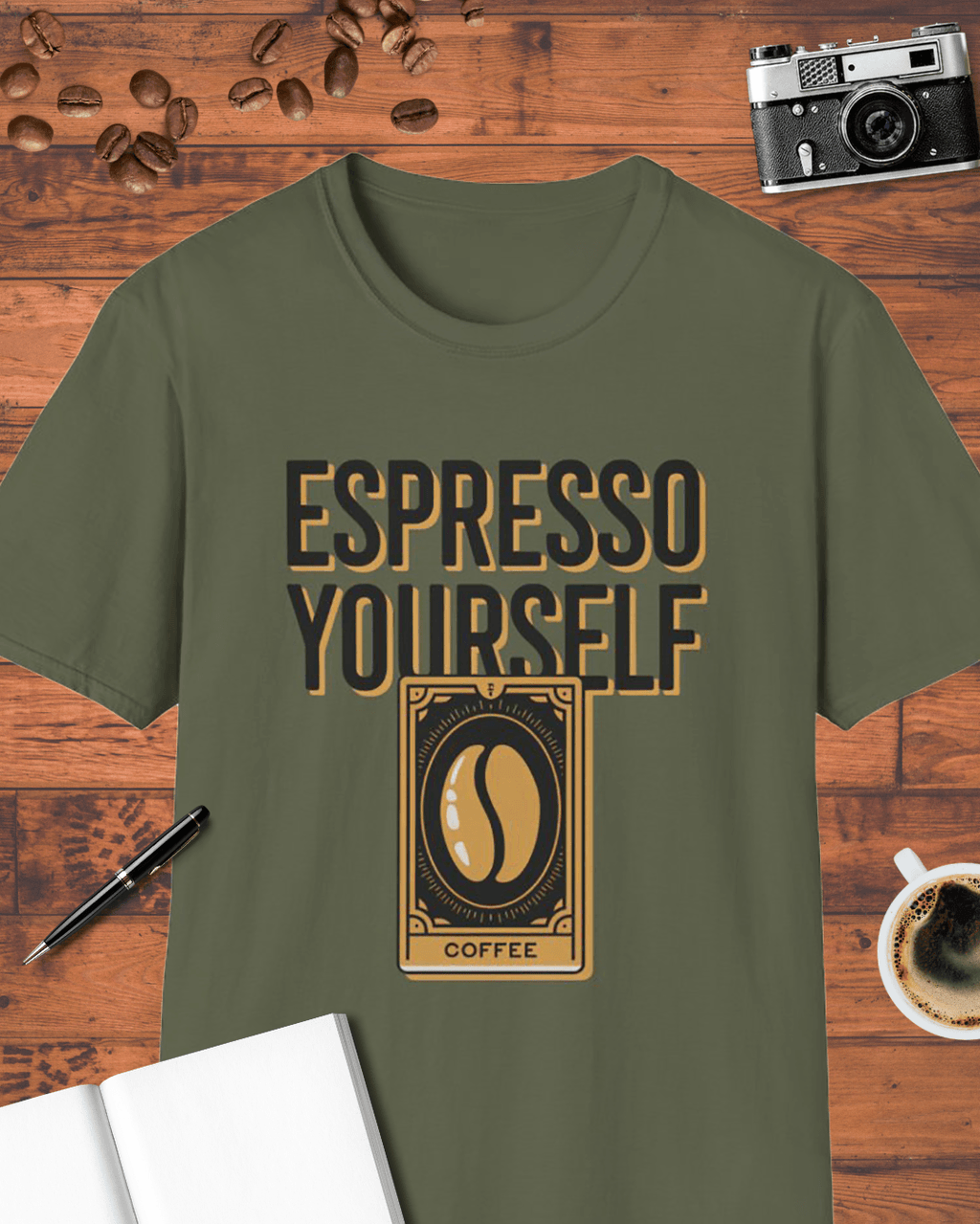 Espresso Yourself — Funny Coffee Lover T-Shirt