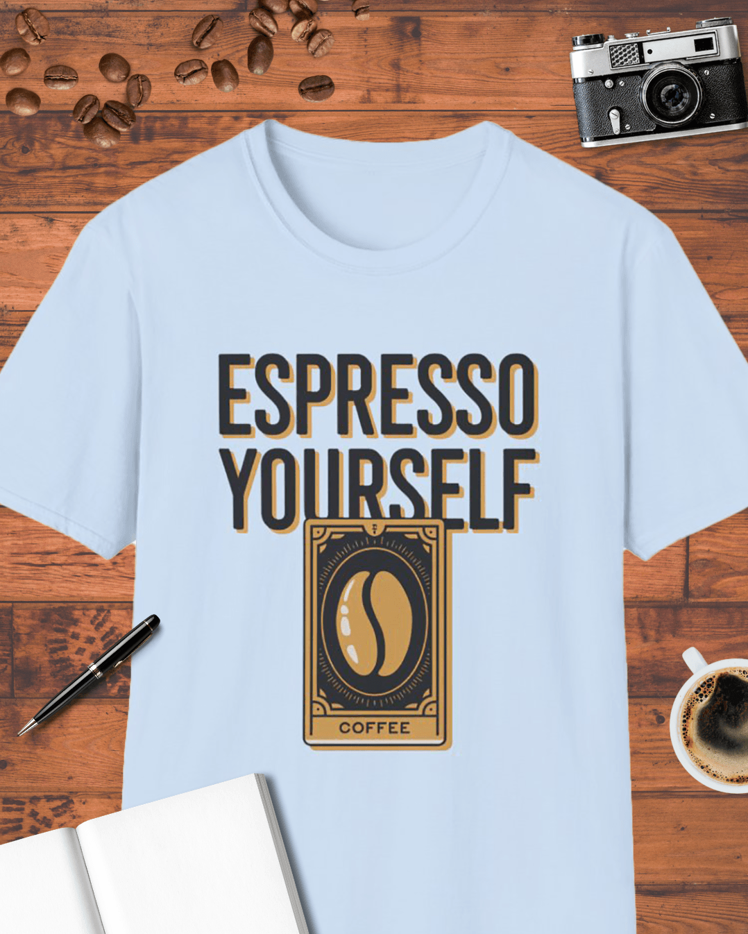 Espresso Yourself — Funny Coffee Lover T-Shirt