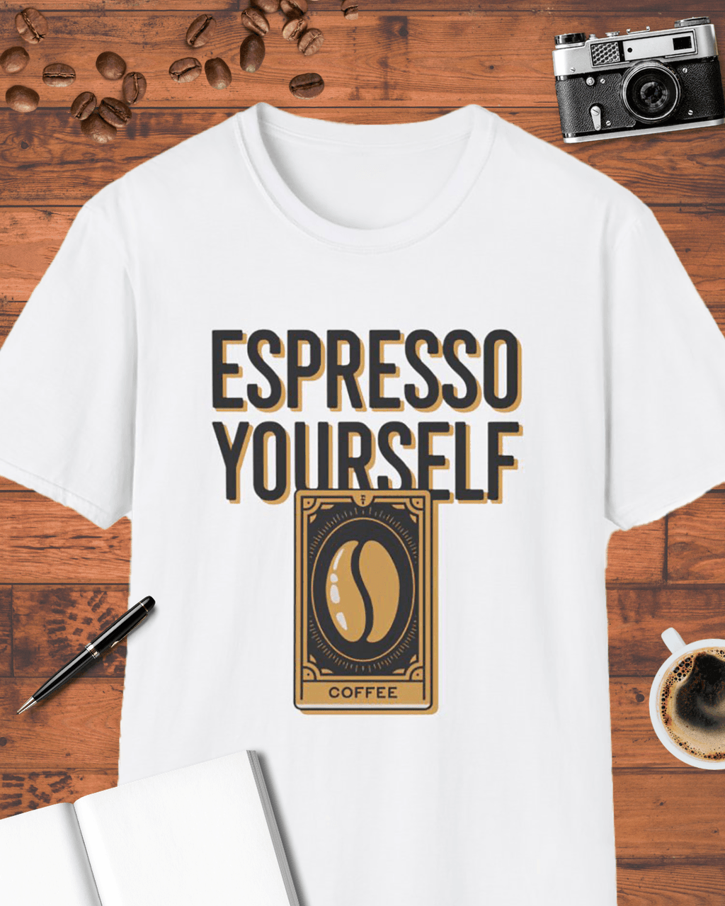 Espresso Yourself — Funny Coffee Lover T-Shirt