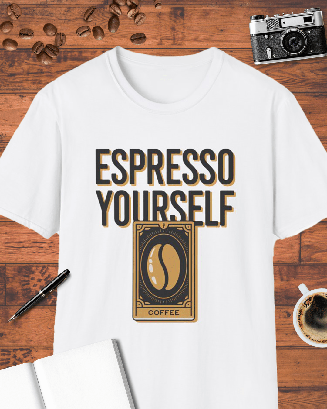 Espresso Yourself — Funny Coffee Lover T-Shirt